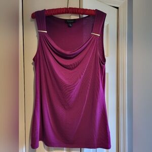 White House Black Market Purple Women's Top Sz M
